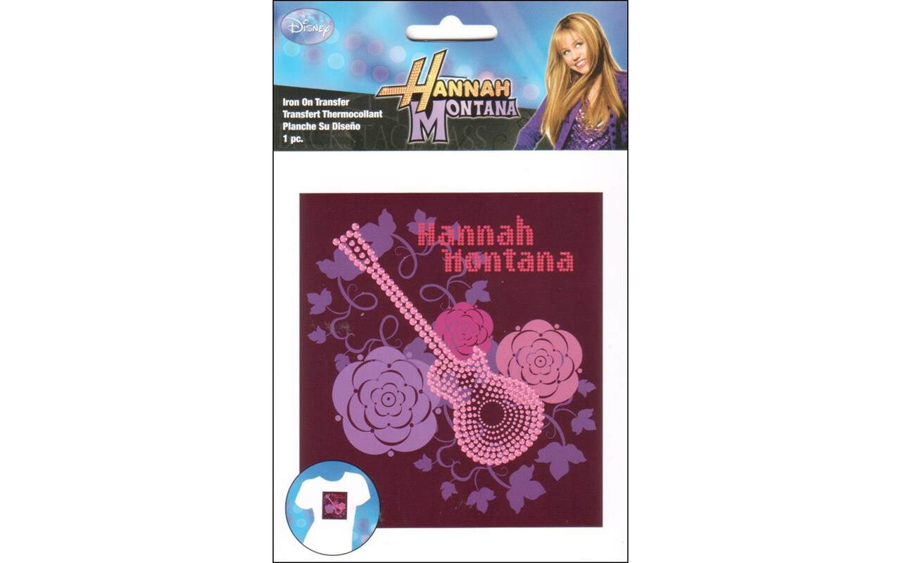 Wrights Iron On Transfer Disney Hannah M Guitar